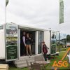 Printed banners installed on exhibition unit at county show for Bagshaws by Acres and Graphics
