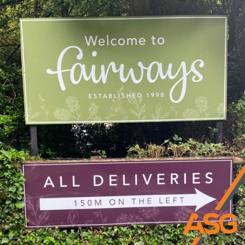 Fairways Garden Centre Signage