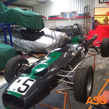 Racing car wrapped by Acres Signs and Graphics